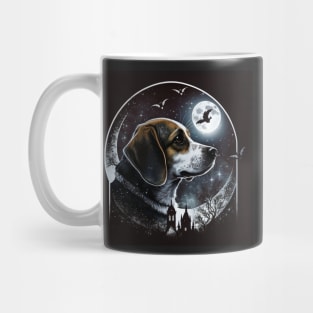 Dark Beauty Beagle Mug